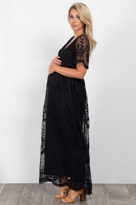 Black Maternity Dress