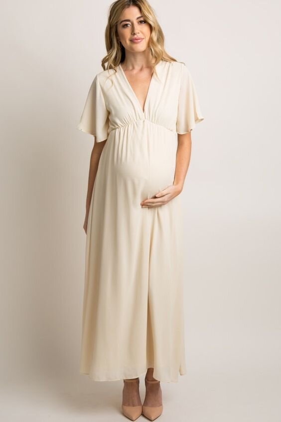 Ivory Maternity Dress