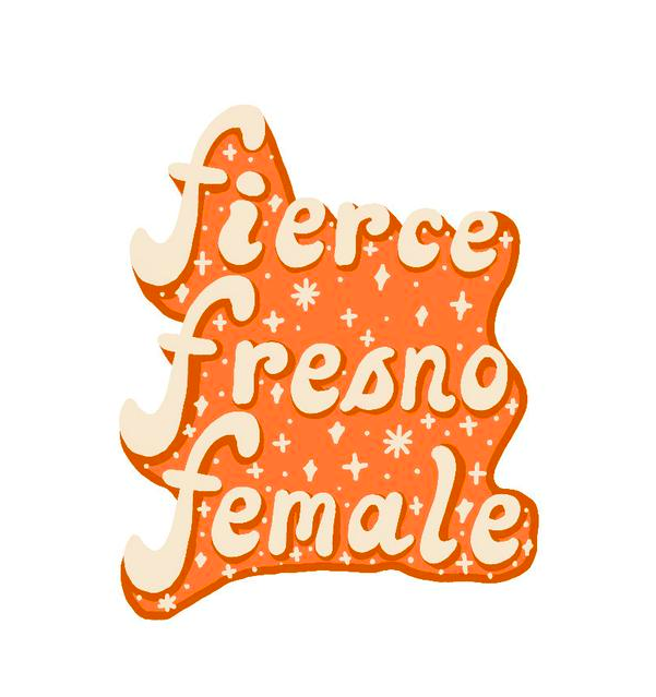 Fierce Fresno Female Sticker