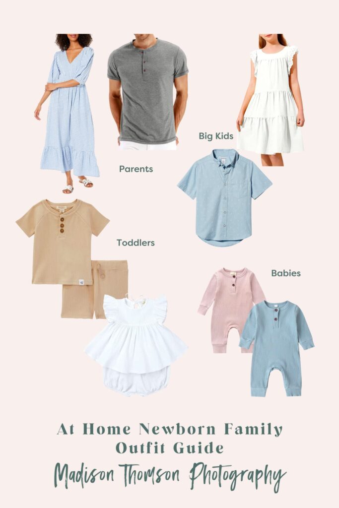 Newborn session outfit guide