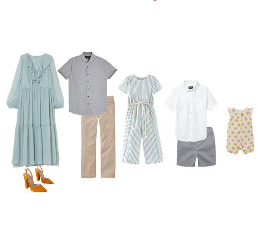 family photo outfits for summer